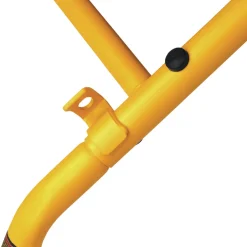 Discount 25 in. x 60 in. x 32.5 in. Heavy-Duty Rolling Miter Saw Stand - Yellow/Black Power Tool Accessories