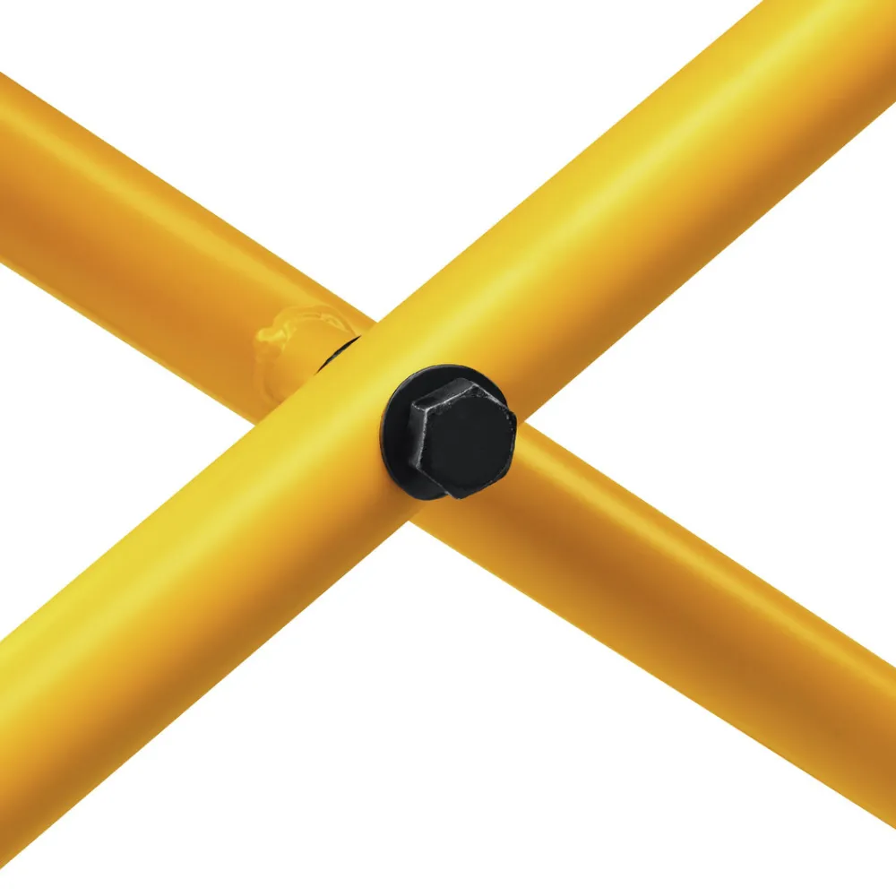 Discount 25 in. x 60 in. x 32.5 in. Heavy-Duty Rolling Miter Saw Stand - Yellow/Black Power Tool Accessories