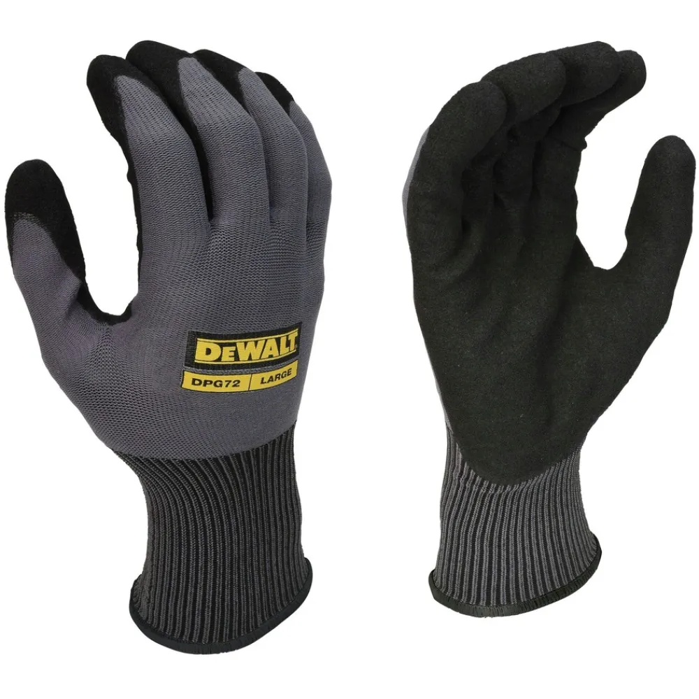 Best (12/Box) Flexible Durable Grip Work Gloves - Large, Tagged Work Gloves