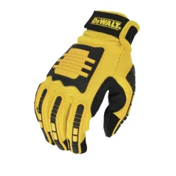 Outlet (12/Box) Performance Mechanic Work Gloves - Large, Yellow/Black Work Gloves