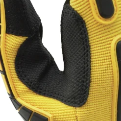 Outlet (12/Box) Performance Mechanic Work Gloves - Large, Yellow/Black Work Gloves