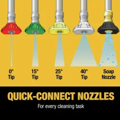 Sale DXPW3300S 3300 PSI 2.4 GPM Gas Cold Water Pressure Washer Pressure Washers