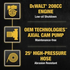 Sale DXPW3300S 3300 PSI 2.4 GPM Gas Cold Water Pressure Washer Pressure Washers