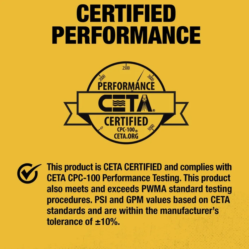 Sale DXPW3300S 3300 PSI 2.4 GPM Gas Cold Water Pressure Washer Pressure Washers