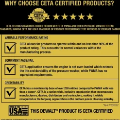 Sale DXPW3300S 3300 PSI 2.4 GPM Gas Cold Water Pressure Washer Pressure Washers