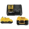 2-Piece 12V 3 Ah / 5 Ah Lithium-Ion Batteries and Charger Starter Kit Power Tool Accessories