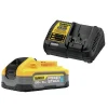 Hot POWERSTACK 20V MAX 5 Ah Lithium-Ion Battery and Charger Kit Power Tool Accessories