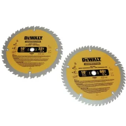 Hot Series 20 2-Piece 10 in. Circular Saw Blade Combo Pack Power Tool Accessories