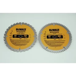 Hot Series 20 2-Piece 10 in. Circular Saw Blade Combo Pack Power Tool Accessories