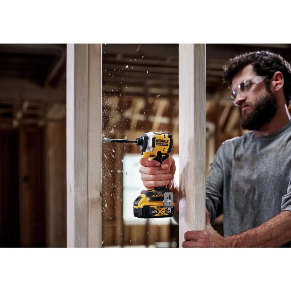 Clearance 20V MAX Brushless Lithium-Ion 1/2 in. Cordless Hammer Drill Driver and 1/4 in. Impact Driver Kit (1.7 Ah) Combo Kits