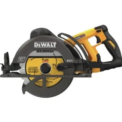 60V MAX FLEXVOLTBrushless Lithium-Ion 7-1/4 in. Cordless Worm Drive Style Saw (Tool Only) Circular Saws|Scroll Saws