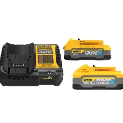 20V MAX POWERSTACK Lithium-Ion Batteries and Charger Starter Kit (1.7 Ah/5 Ah) Power Tool Accessories