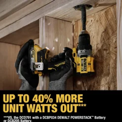 New 20V XR Brushless Lithium-Ion 1/2 in. Cordless Drill Driver Kit with 2 Batteries (2 Ah) Drill Drivers