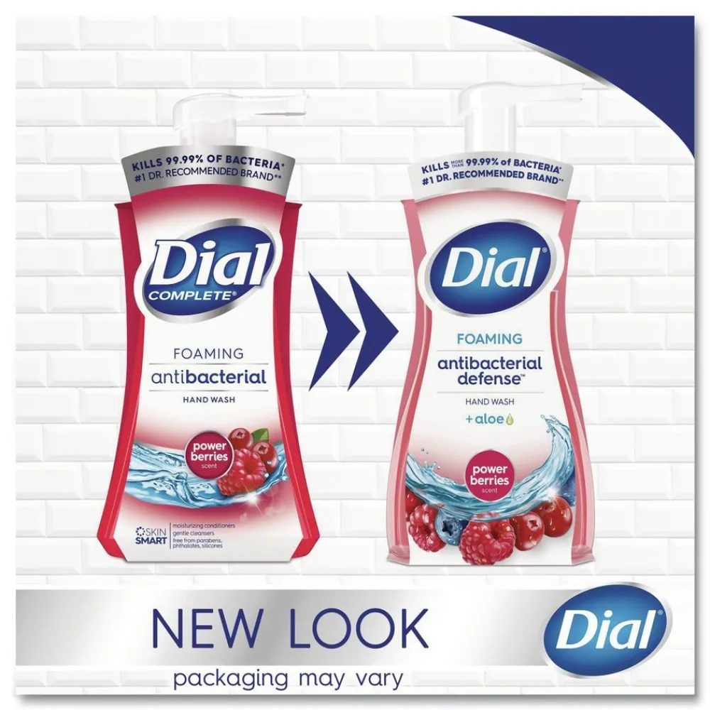 Hot 10 oz Antibacterial Foaming Hand Wash - Power Berries Scent (8/Carton) Cleaning & Janitorial Supplies