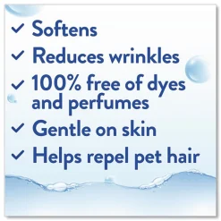 Outlet Free Clear Dryer Sheets - Fragrance Free (6/Carton) Cleaning & Janitorial Supplies