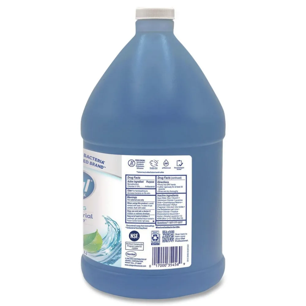 New 17000 35458 1 Gallon Antibacterial Foaming Hand Wash Refill - Spring Water Scent (4/Carton) Skin Care & Personal Hygiene