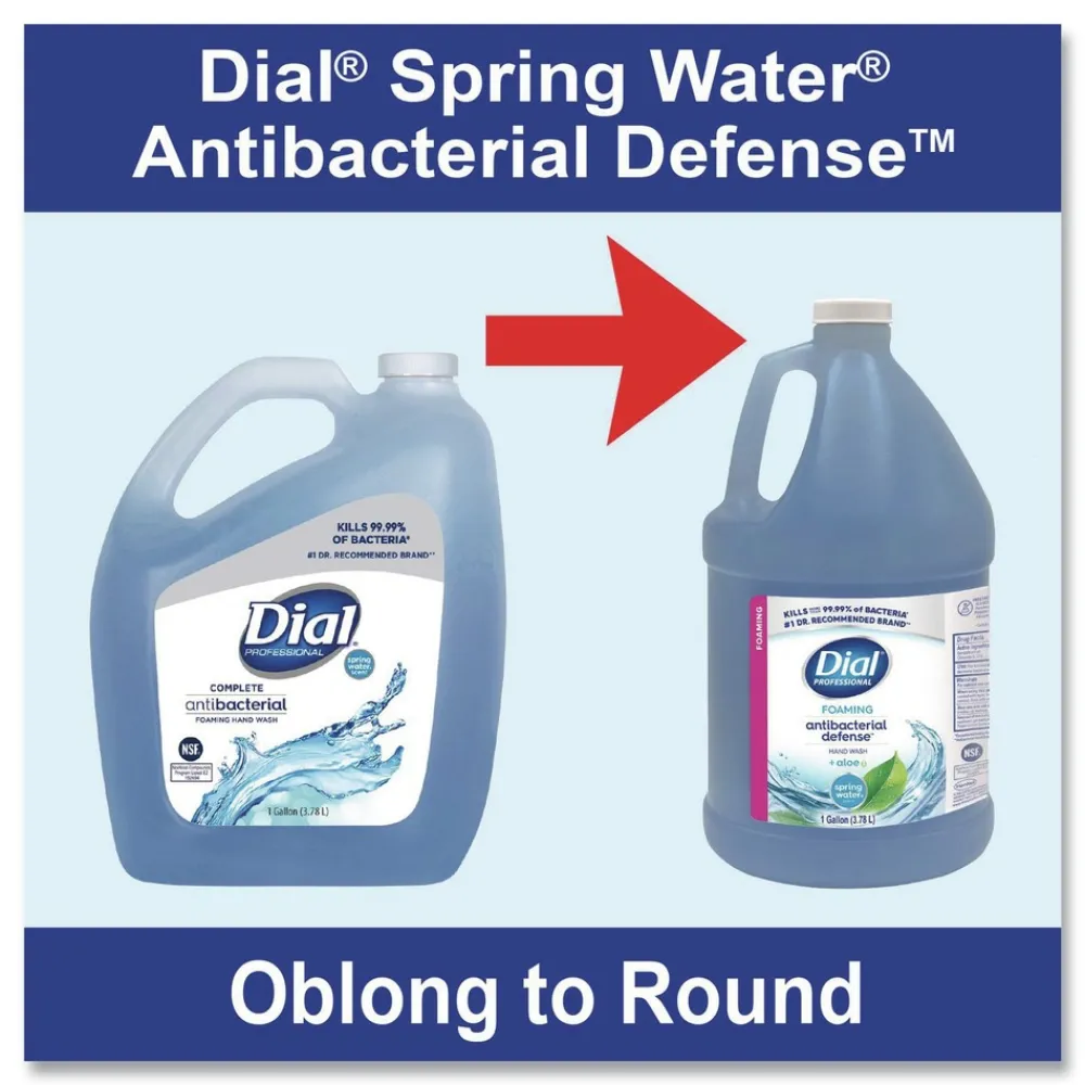 New 17000 35458 1 Gallon Antibacterial Foaming Hand Wash Refill - Spring Water Scent (4/Carton) Skin Care & Personal Hygiene