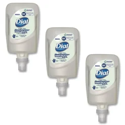 Online 1.2 Liter Antibacterial Gel Hand Sanitizer Refill for FIT Manual Dispenser - Fragrance-Free (3/Carton) Cleaning & Janitorial Supplies
