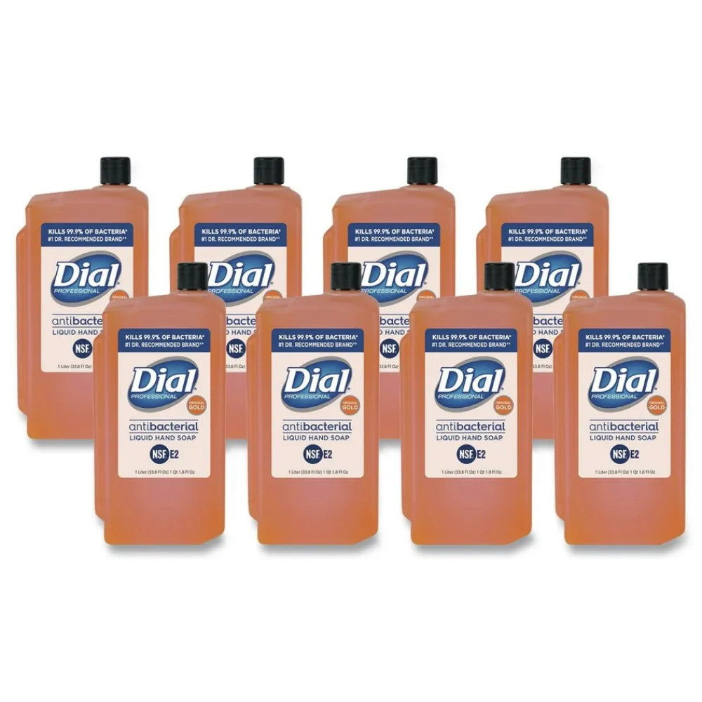 Online 1 Liter Gold Antibacterial Liquid Hand Soap (8/Carton) Cleaning & Janitorial Supplies