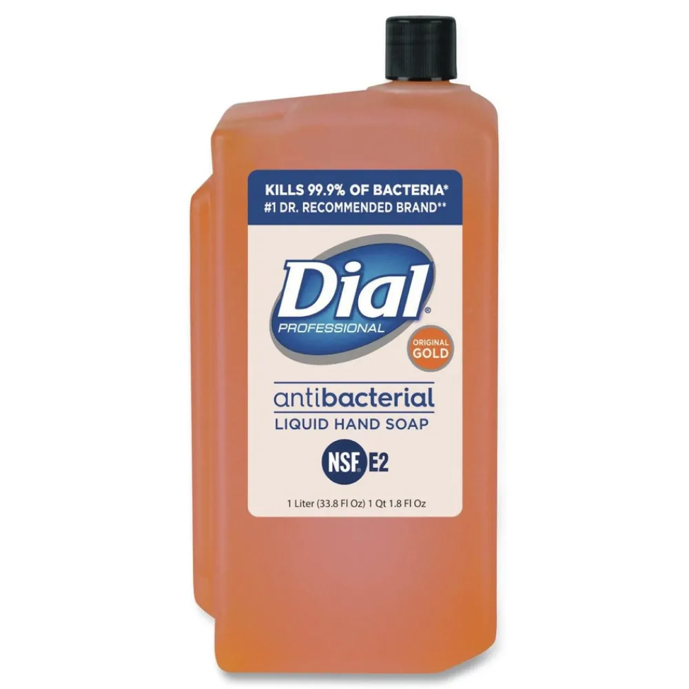 Online 1 Liter Gold Antibacterial Liquid Hand Soap (8/Carton) Cleaning & Janitorial Supplies