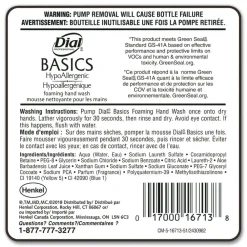 Hot 1.2 Liter Basics Hypoallergenic Foaming Hand Wash Refill for FIT Manual Dispenser - Honeysuckle Scent Cleaning & Janitorial Supplies