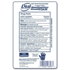 Hot 1 Liter Bottle Antibacterial Foaming Hand Sanitizer Refill for FIT Touch Free Dispenser - Fragrance-Free Cleaning & Janitorial Supplies