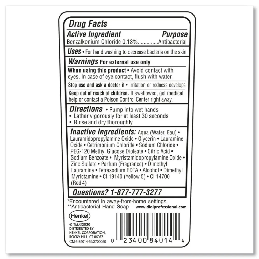 New 7.5 oz Antibacterial Liquid Hand Soap - Gold Cleaning & Janitorial Supplies