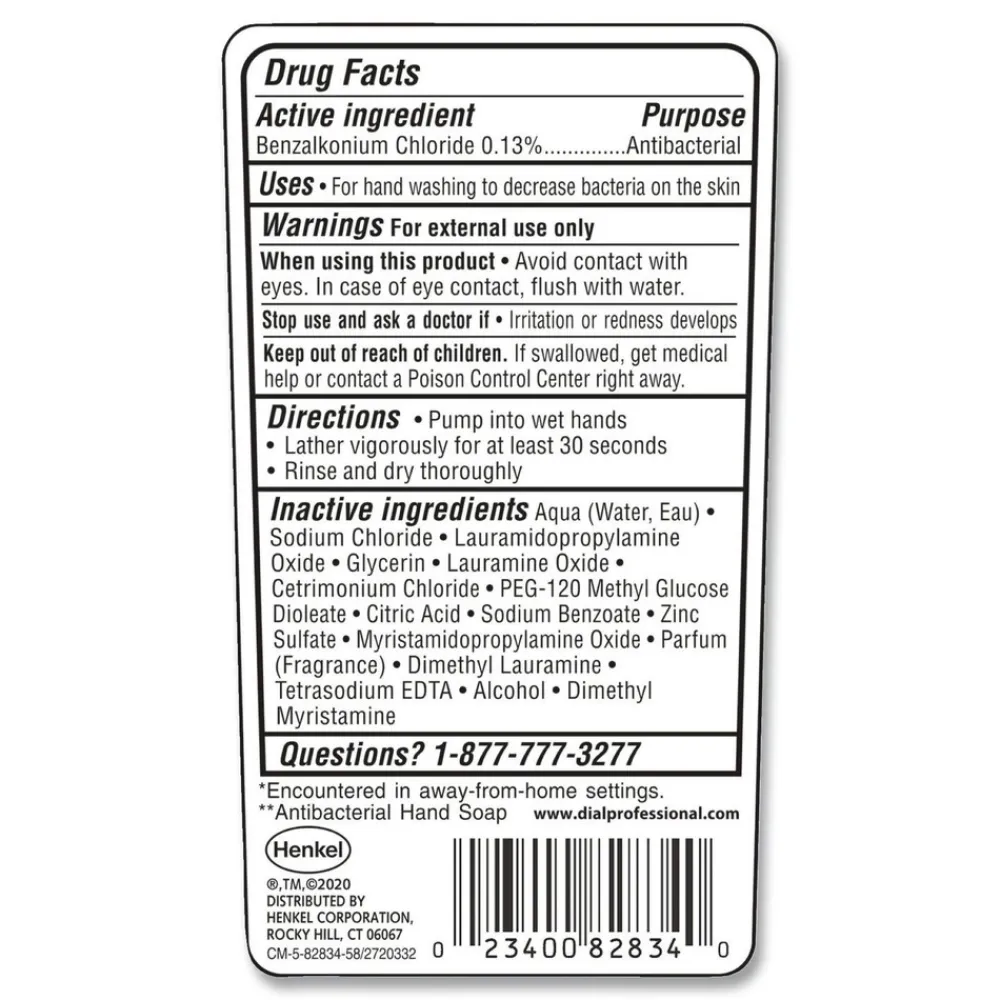 Best 7.5 oz. Bottle Antimicrobial Liquid Hand Soap for Sensitive Skin - Floral Scent (12/Carton) Cleaning & Janitorial Supplies