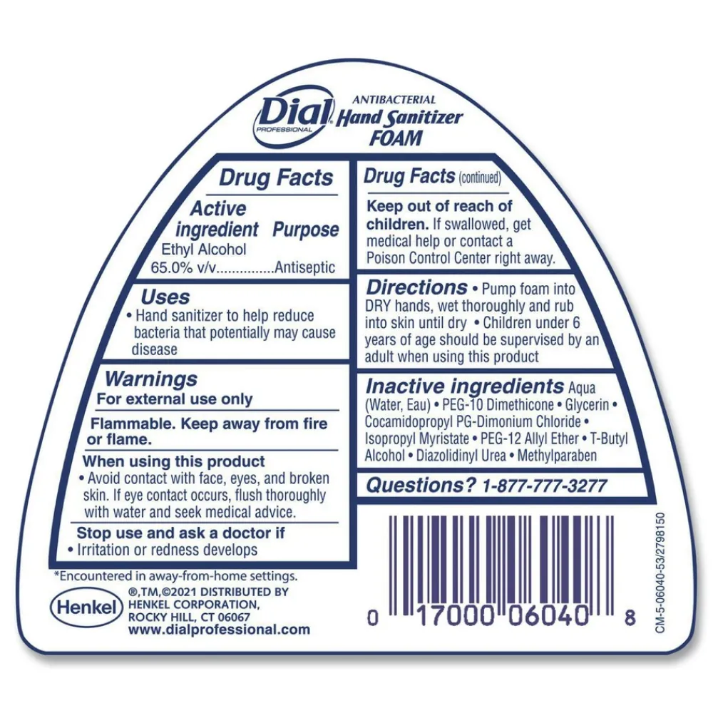 Discount 15.2 oz. Pump Bottle Antibacterial Foam Hand Sanitizer - Fragrance-Free Cleaning & Janitorial Supplies