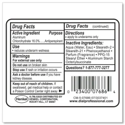 Outlet 1.5 oz. Roll-On Bottle Anti-Perspirant Deodorant - Crystal Breeze (48/Carton) Odor Control