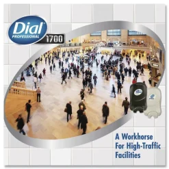 Sale Dial 1700 12.66 in. x 7.07 in. x 3.95 in. 1.7 Liter Manual Dispenser - Smoke (3/Carton) Skin Care & Personal Hygiene