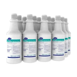 Discount Crew 1 qt. Liquid Bottle Clinging Toilet Bowl Cleaner - Floral Scent (12/Carton) Cleaning & Janitorial Supplies
