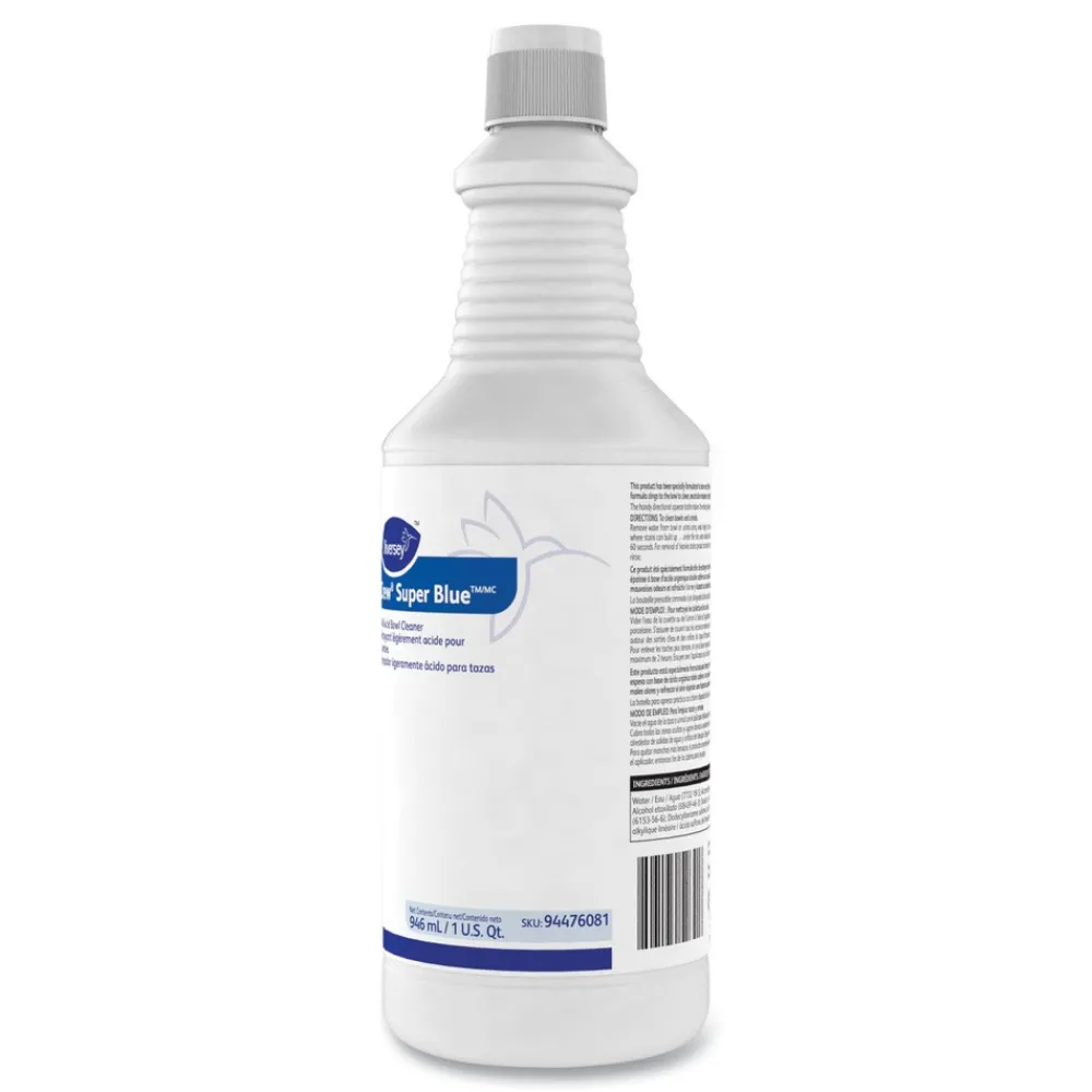 New Crew Super Blue Citrus Scent 32 oz. Squeeze Bottle Mild Acid Bowl Cleaner (12/Carton) Cleaning & Janitorial Supplies