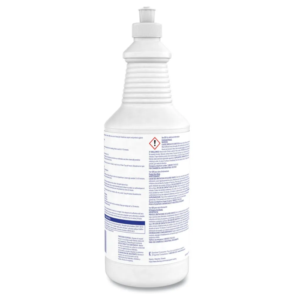 Clearance Floral Scent 1 Quart Squeeze Bottle General Purpose Spotter with Percolator Technology (6/Carton) Cleaning & Janitorial Supplies