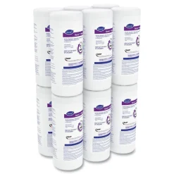 Hot Oxivir 7 in. x 8 in. 1-Ply 1 Wipes (60/Canister, 12 Canisters/Carton) Cleaning & Janitorial Supplies