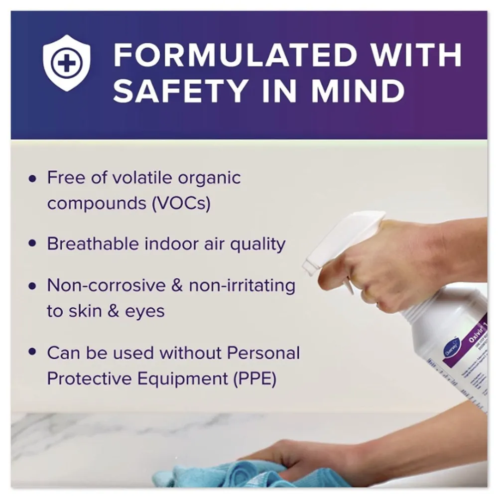 Hot Oxivir 7 in. x 8 in. 1-Ply 1 Wipes (60/Canister, 12 Canisters/Carton) Cleaning & Janitorial Supplies