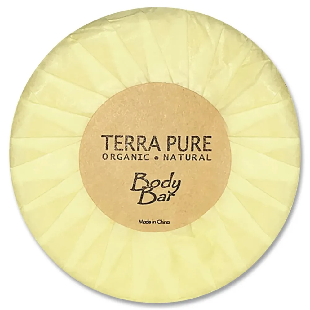 Clearance Terra Pure 1.25 oz Cleansing Bar - Green Tea Lemongrass (350/Carton) Cleaning & Janitorial Supplies