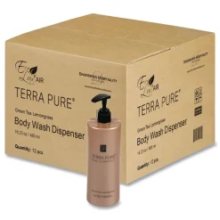 Sale Terra Pure 16.23 oz Body Wash - Green Tea Lemongrass (12/Carton) Cleaning & Janitorial Supplies