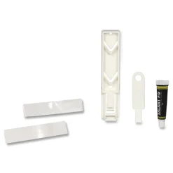 Online EcoLux 1.19 in. x 0.44 in. x 5.69 in. Single Air Dispenser Bracket - White (24/Carton) Cleaning & Janitorial Supplies