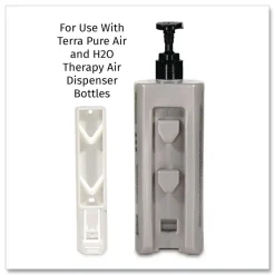 Online EcoLux 1.19 in. x 0.44 in. x 5.69 in. Single Air Dispenser Bracket - White (24/Carton) Cleaning & Janitorial Supplies