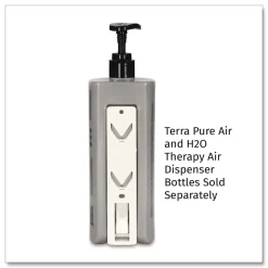 Online EcoLux 1.19 in. x 0.44 in. x 5.69 in. Single Air Dispenser Bracket - White (24/Carton) Cleaning & Janitorial Supplies