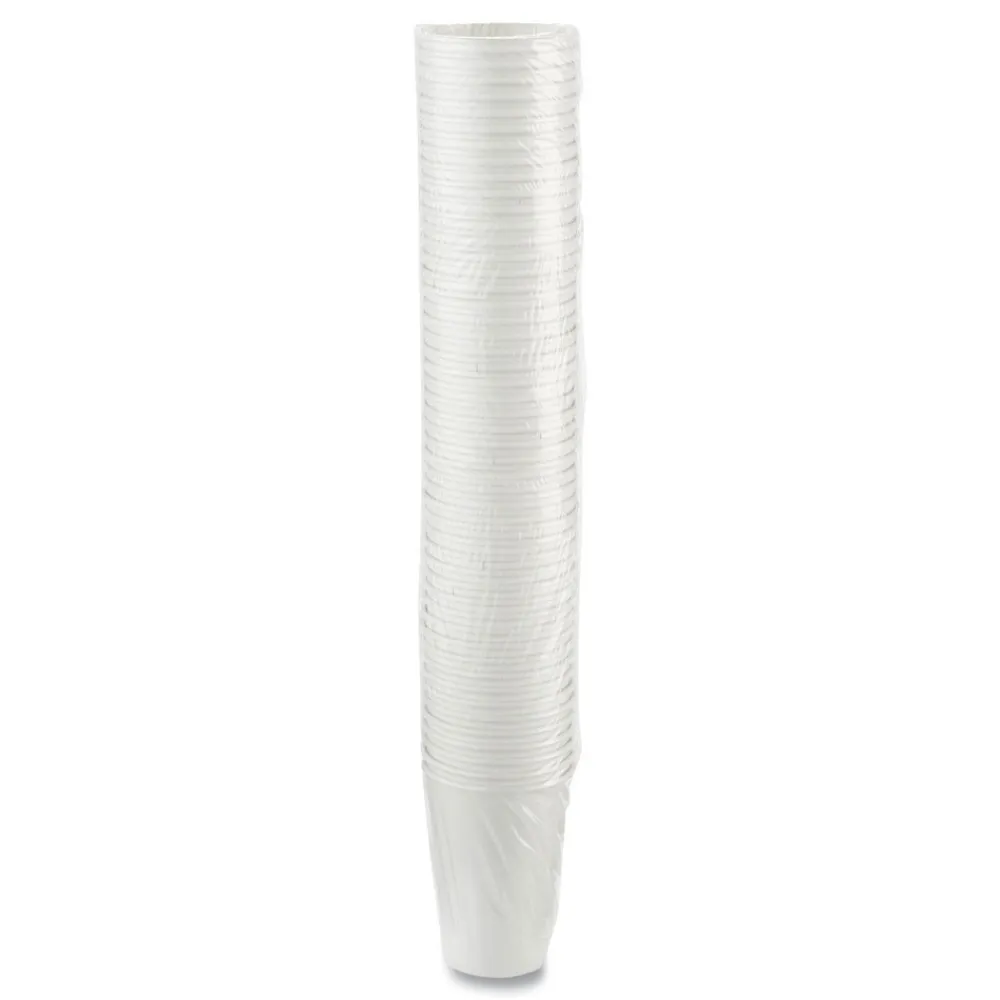 New 16 oz. Paper Hot Cups - White (50/Sleeve, 20 Sleeves/Carton) Tabletop And Serveware