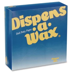 New Dispens-A-Wax 6 in. x 6 in. Waxed Deli Patty Paper (10000/Carton) Tabletop And Serveware