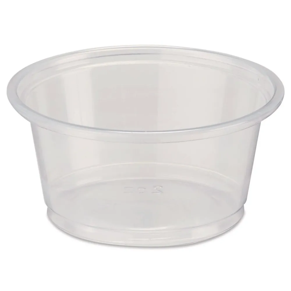 Plastic Souffle/Portion Cups 2 oz. - Clear (2400/Carton) Tabletop And Serveware