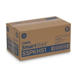 Discount SmartStock Series-O 7 in. Heavyweight Plastic Cutlery Knives Refill - Black (40/Pack, 24 Packs/Carton) Tabletop And Serveware