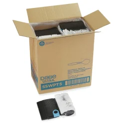 Outlet SmartStock Wrapped Heavyweight Cutlery Teaspoons Refill - Black (960/Carton) Tabletop And Serveware