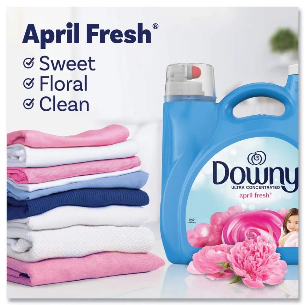 Online 140 oz Liquid Fabric Softener - April Fresh (4/Carton) Cleaning & Janitorial Supplies