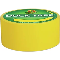 Online 1.88 in. x 20 yards 3 in. Core Colored Duct Tape - Yellow (1-Roll) Mailing, Packing & Shipping