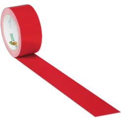 Outlet 1.88 in. x 20 yards 3 in. Core Colored Duct Tape - Red (1-Roll) Mailing, Packing & Shipping