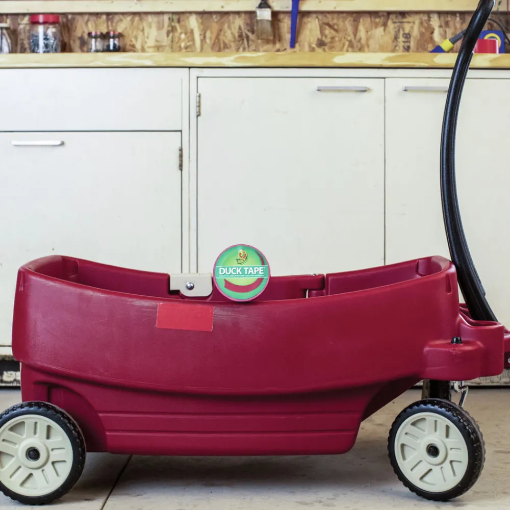 Outlet 1.88 in. x 20 yards 3 in. Core Colored Duct Tape - Red (1-Roll) Mailing, Packing & Shipping